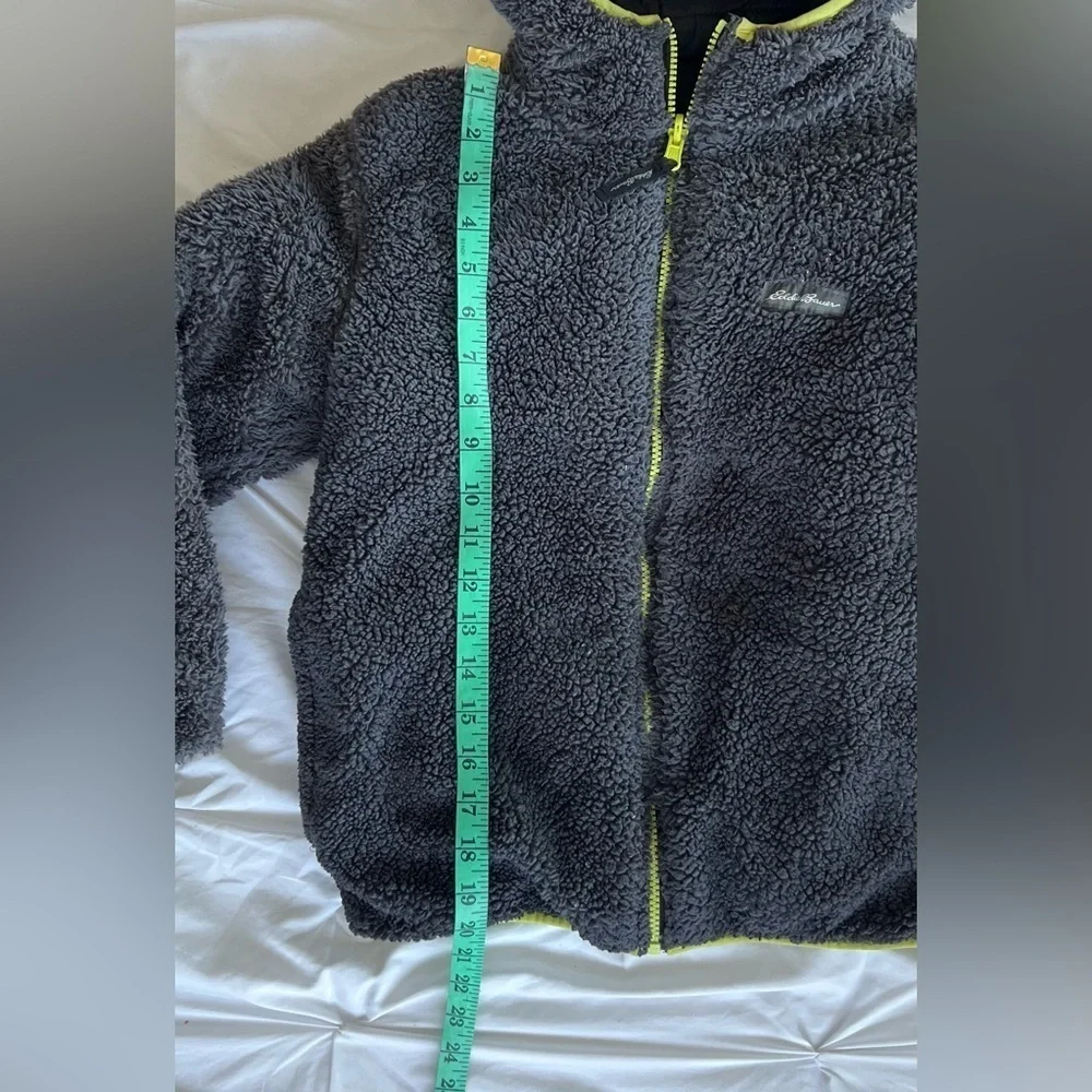 Eddie Bauer Reversible Deer Harbor Youth Hoodie Jacket